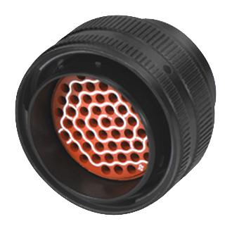 CINCH CONNECTIVITY SOLUTIONS C48-16R16Y24S-402 Circular Connector, C48 Series, MIL-DTL-26500 Series, Straight Plug, 24 Contacts, Crimp Socket
