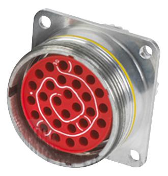 CINCH CONNECTIVITY SOLUTIONS CN0967C16G24P6Y040 Circular Connector, CN Series, MIL-DTL-26500 Series, Wall Mount Receptacle, 24 Contacts