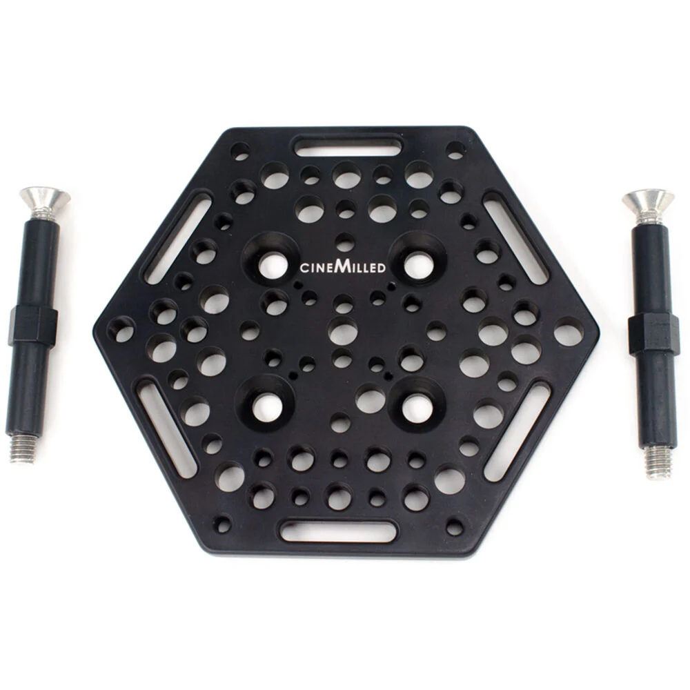 CineMilled Hex Cheese Plate and Standoffs - Image 2