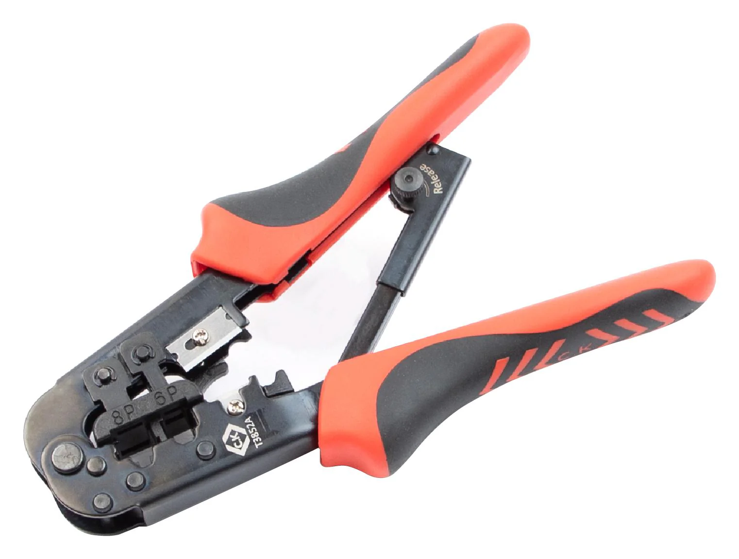 CK Tools T3852A Crimp Tool Ratchet RJ11 RJ12 RJ45 Modular Plugs - Image 3