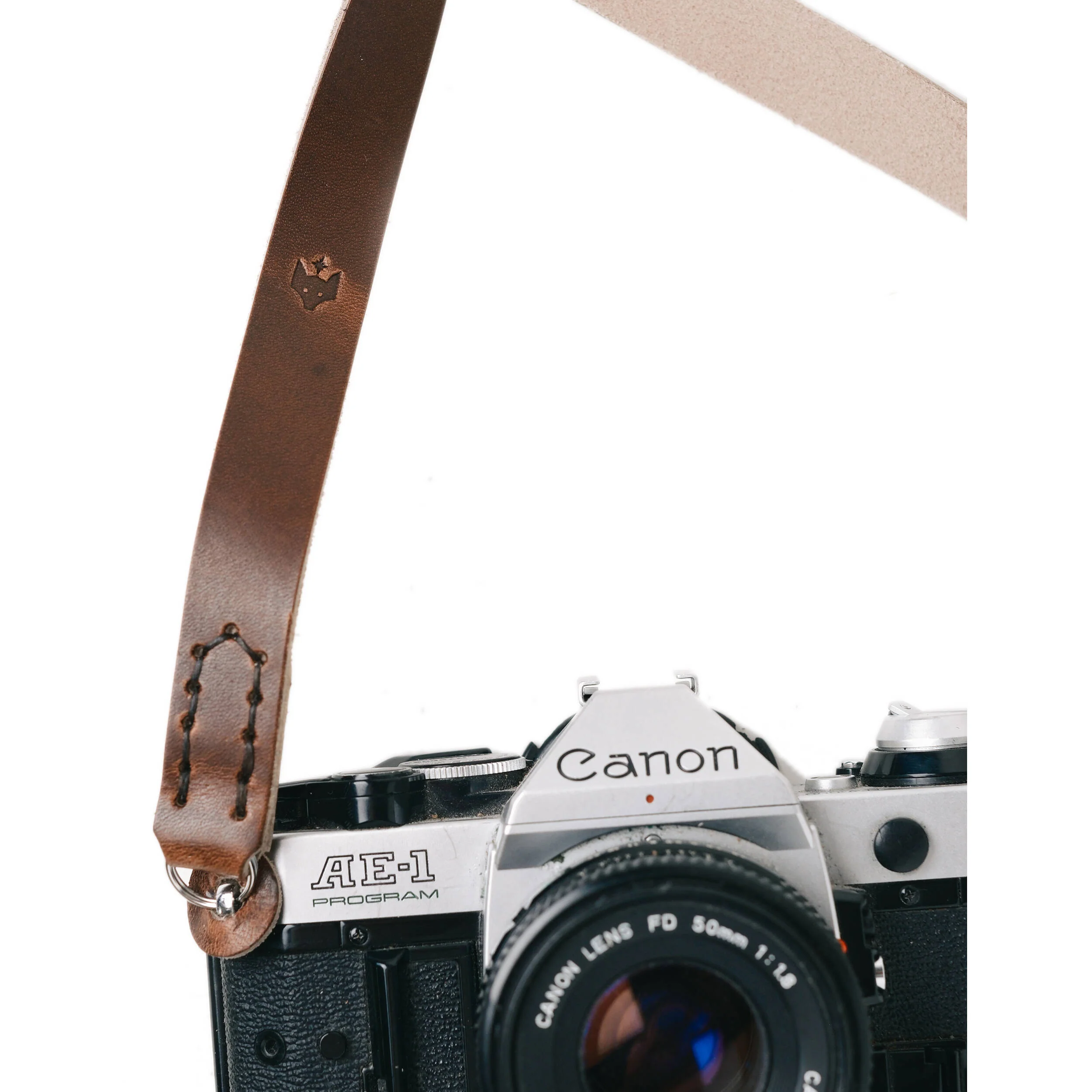 Clever Supply Co. Traditional Camera Strap (Chestnut, 40") - Image 2