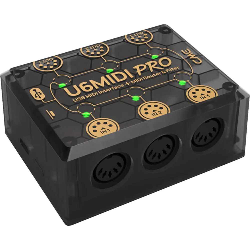 CME U6MIDI Pro 3-In / 3-Out Smart USB MIDI Interface