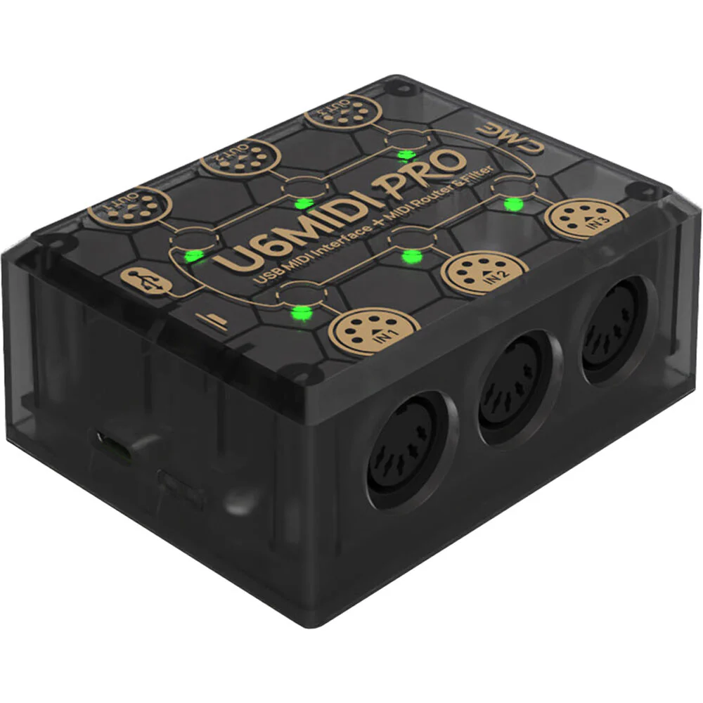 CME U6MIDI Pro 3-In / 3-Out Smart USB MIDI Interface - Image 3