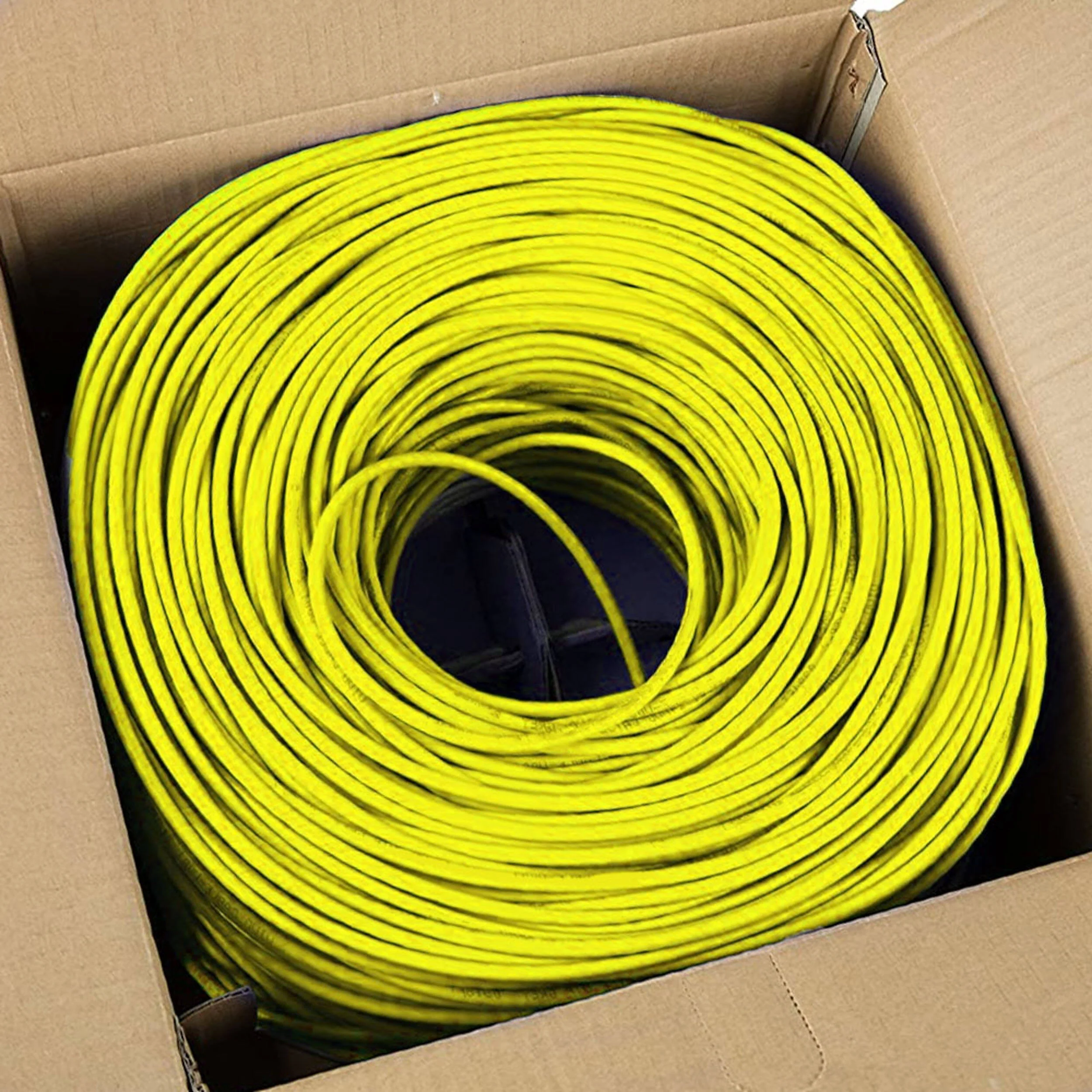 Cmple Cat6 Bulk Ethernet/LAN Cable (1000', Yellow) - Image 5