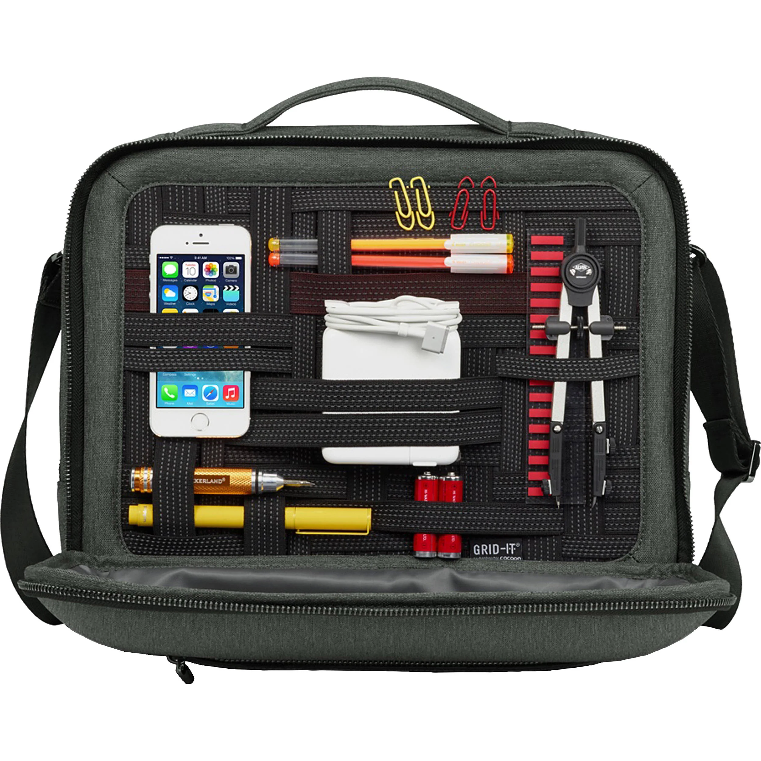 Cocoon - GRID-IT! Graphite Brief for MacBook Pro / Laptop up to 13.3" (Graphite Gray) - Image 7