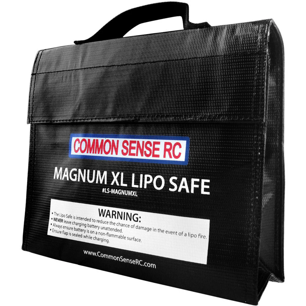 COMMON SENSE RC Magnum XL LiPo Safe Charging/Storage Bag (9.5 x 7.00 x 2.25")