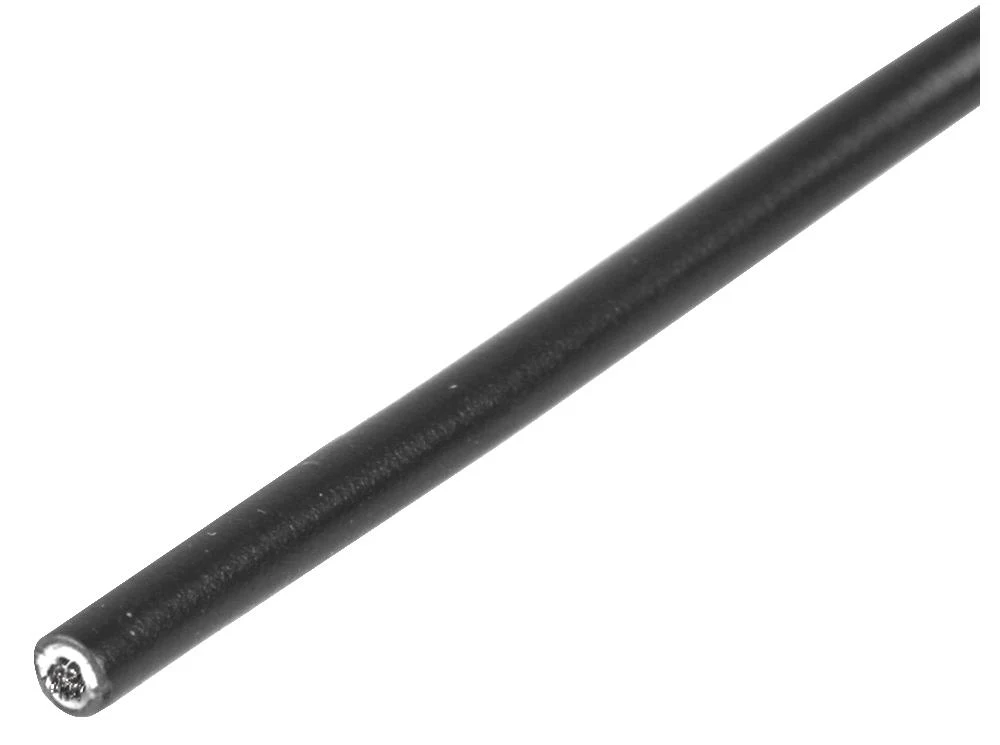 Concordia Technologies 6009285 Wire PVC Black 24 AWG 0.5 mm² 16.4 ft 5 m
