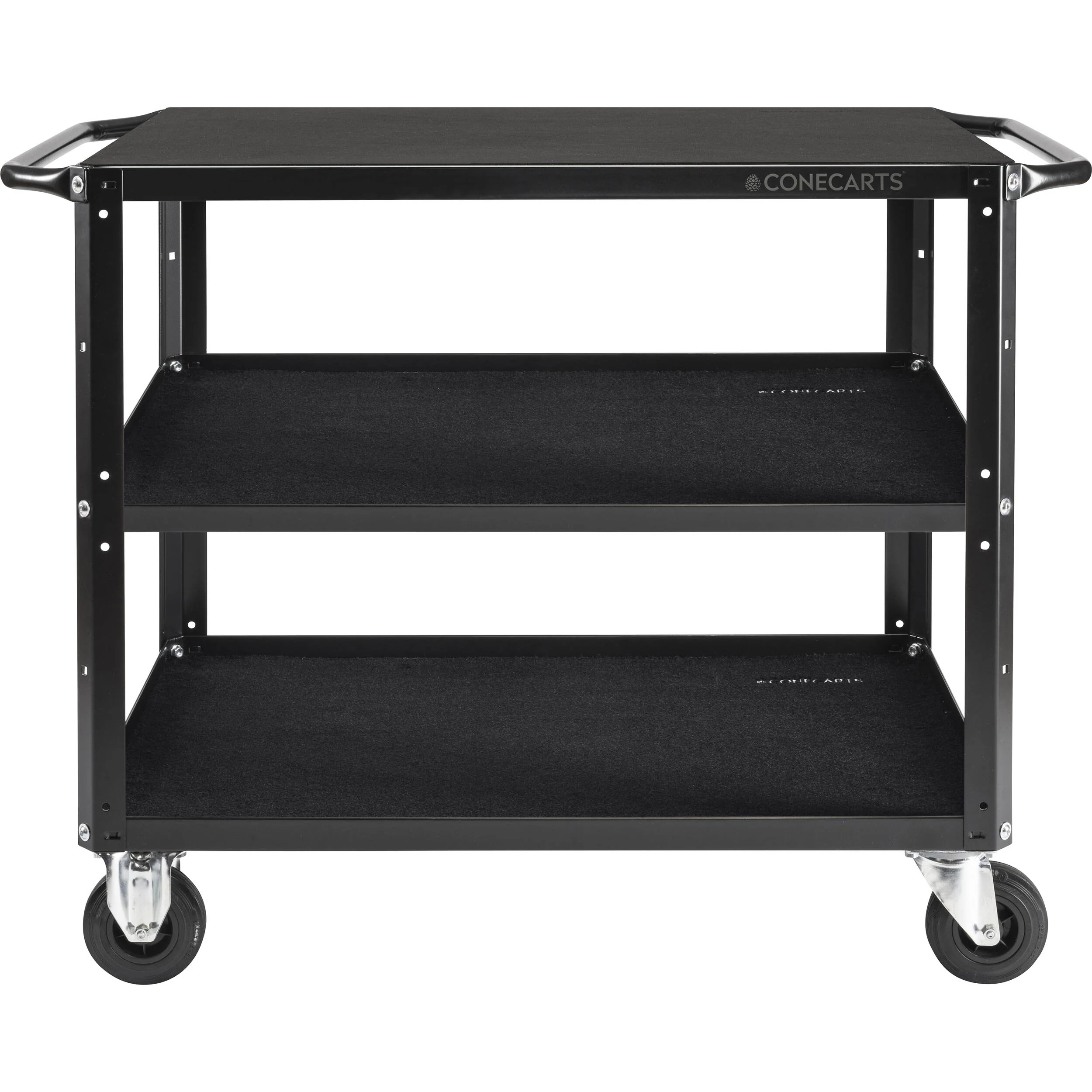ConeCarts Large 3-Shelf Workstation Cart - Image 3