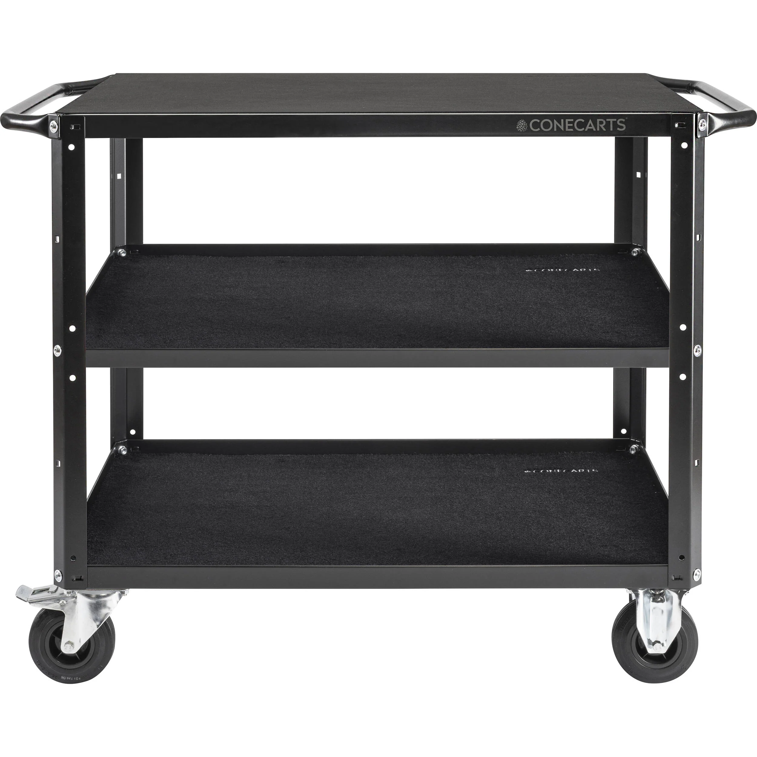 ConeCarts Large 3-Shelf Workstation Cart - Image 4