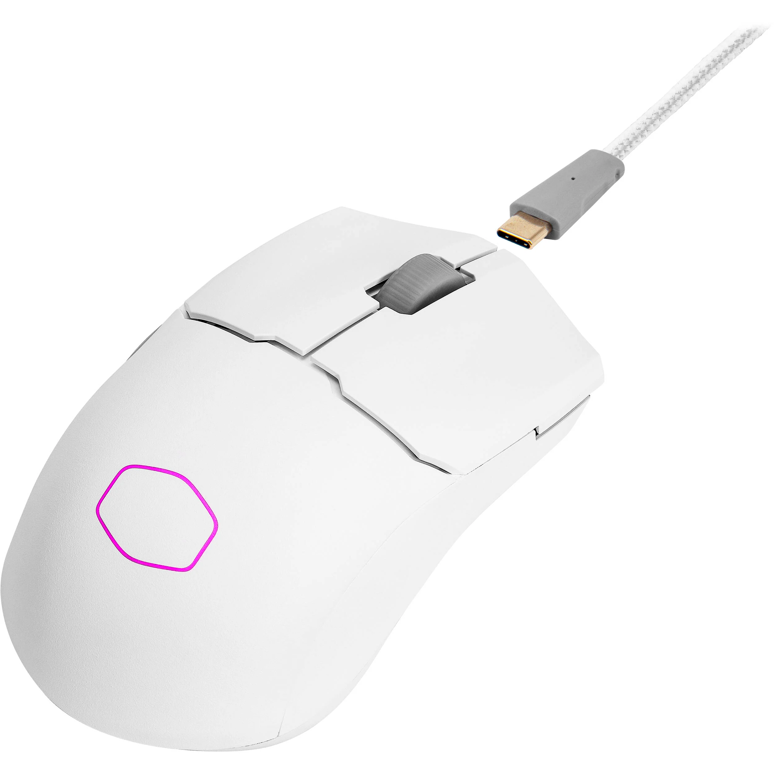 Cooler Master MM712 Wireless Gaming Mouse (White) - Image 3