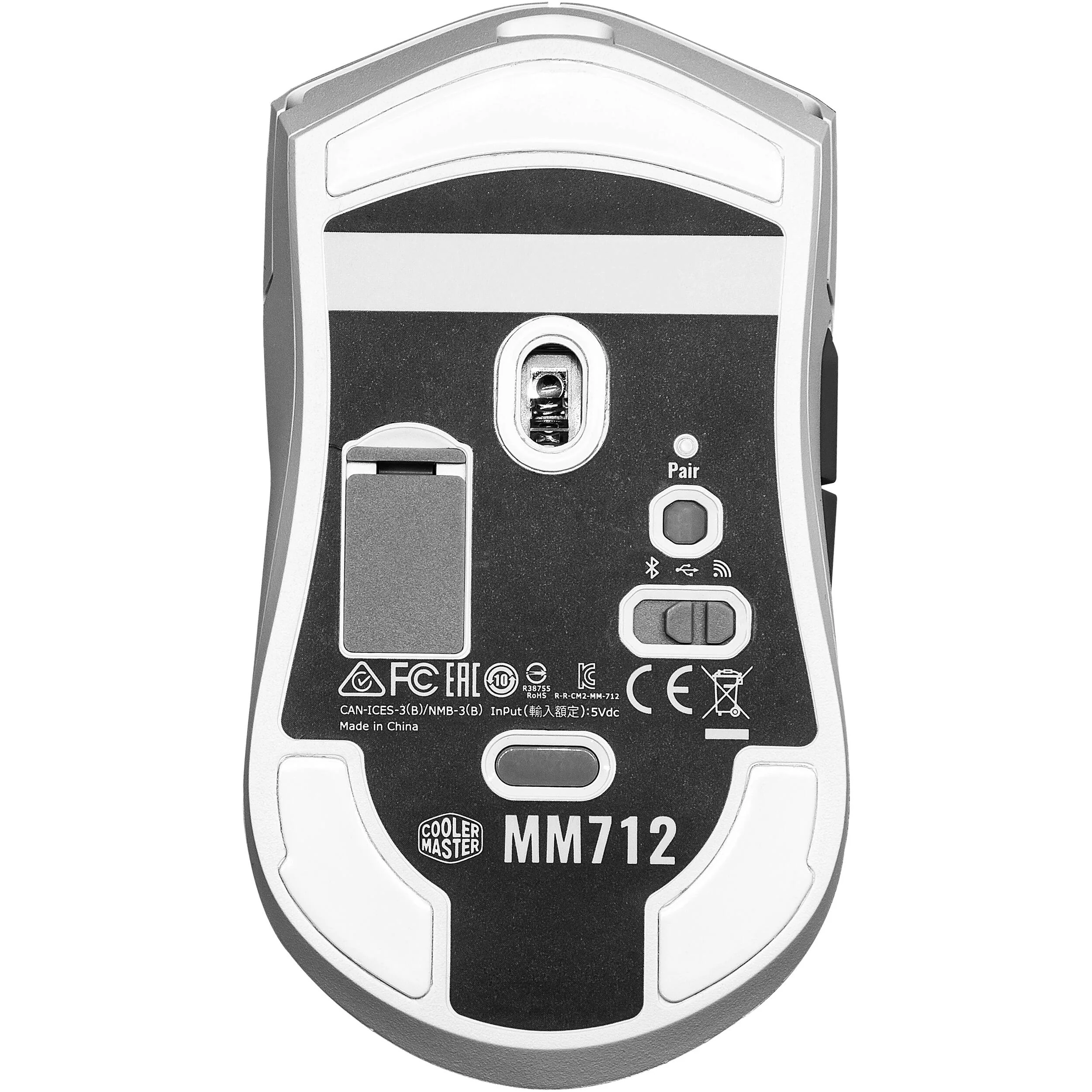 Cooler Master MM712 Wireless Gaming Mouse (White) - Image 6