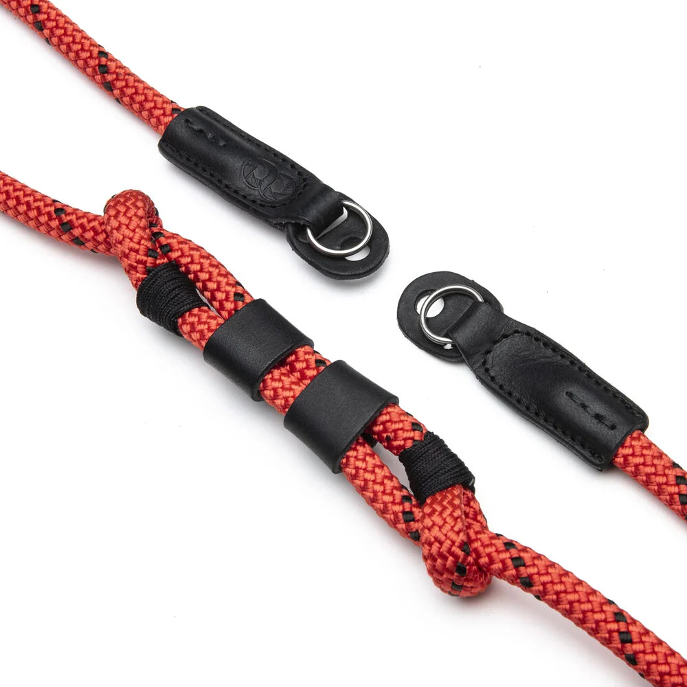 COOPH Adjustable Rope Camera Strap with Steel Ring Connector (Duotone Poppy) - Image 2
