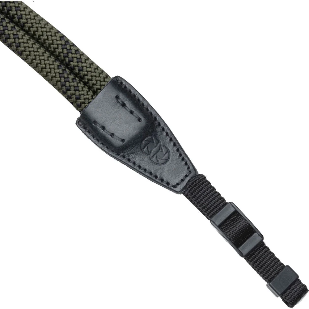 COOPH Double Rope Camera Strap (Duotone Olive, 39.4", Webbing Attachment) - Image 2