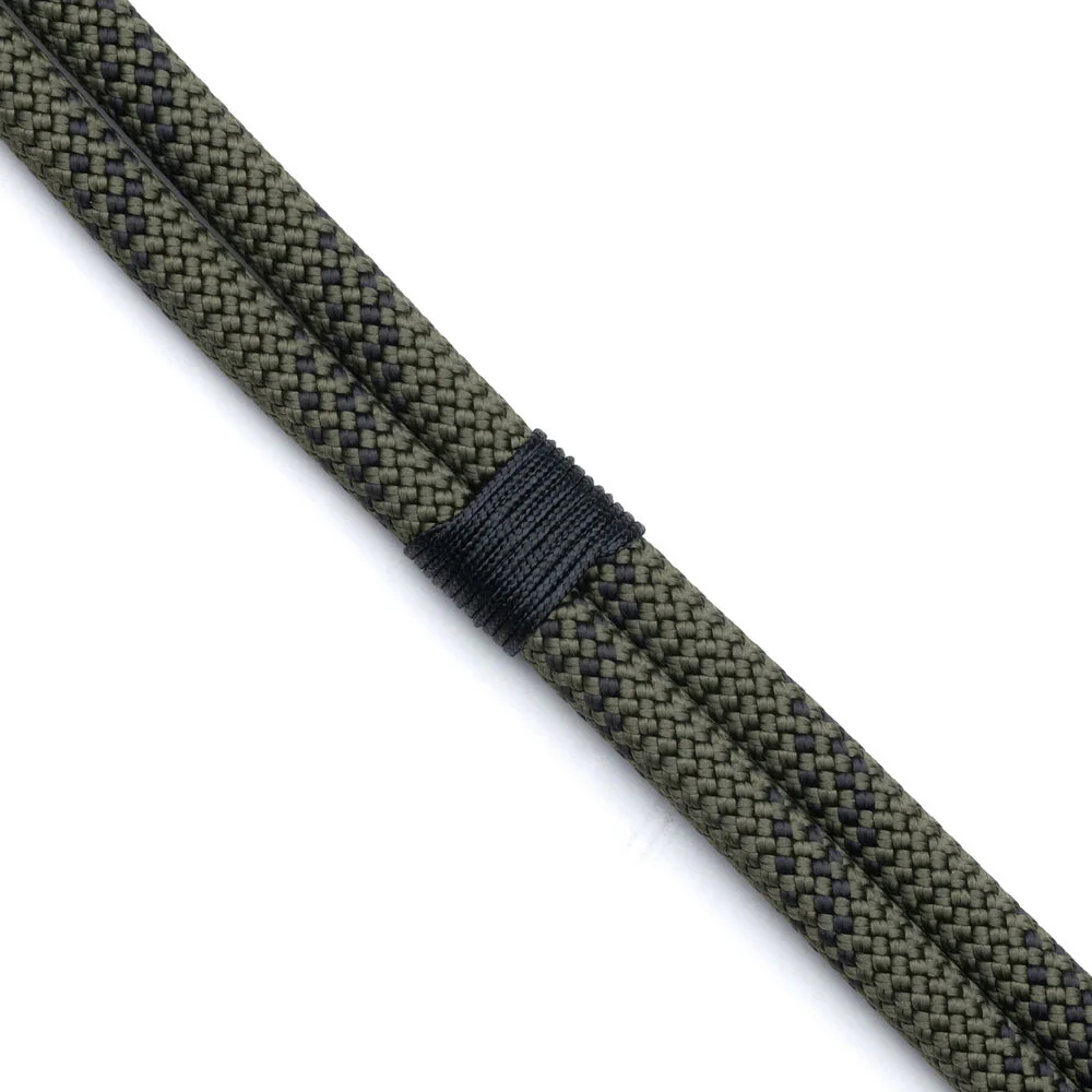COOPH Double Rope Camera Strap (Duotone Olive, 39.4", Webbing Attachment) - Image 4
