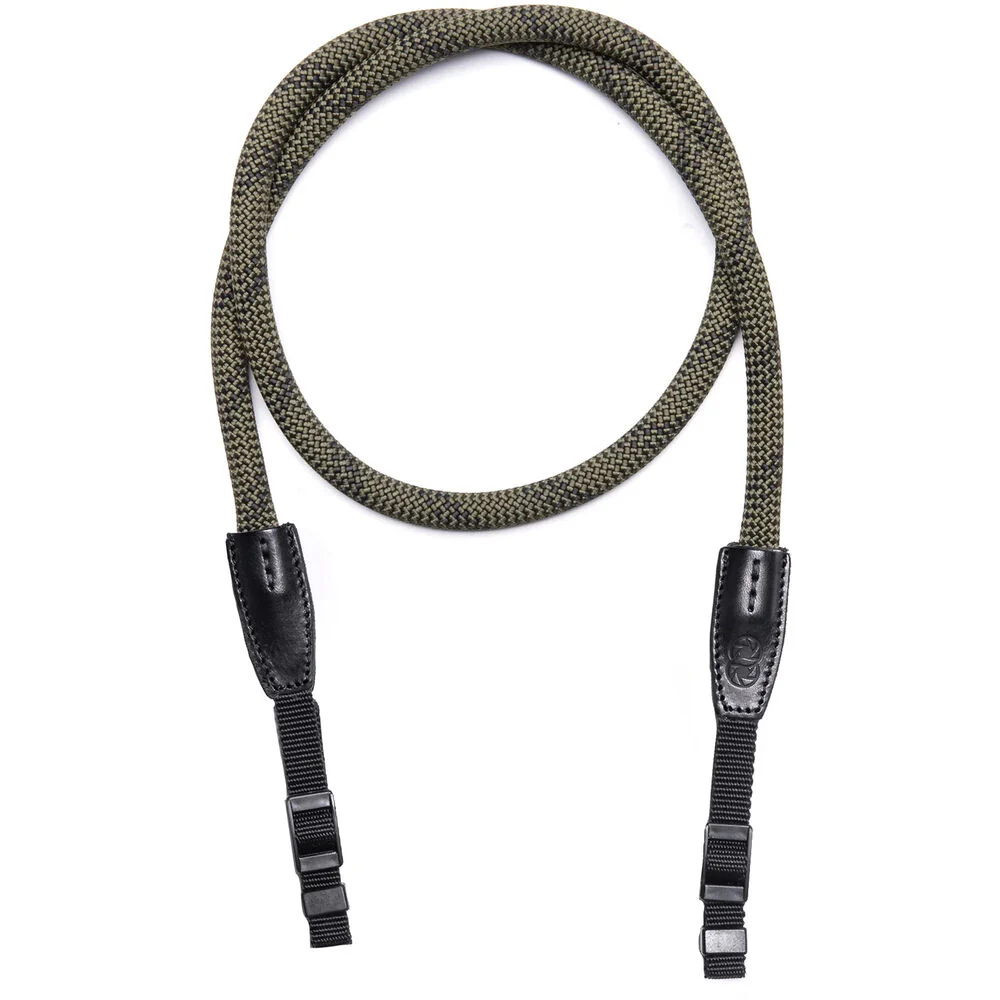 COOPH Rope Camera Strap (Duotone Olive, 51.2", Webbing Attachment)