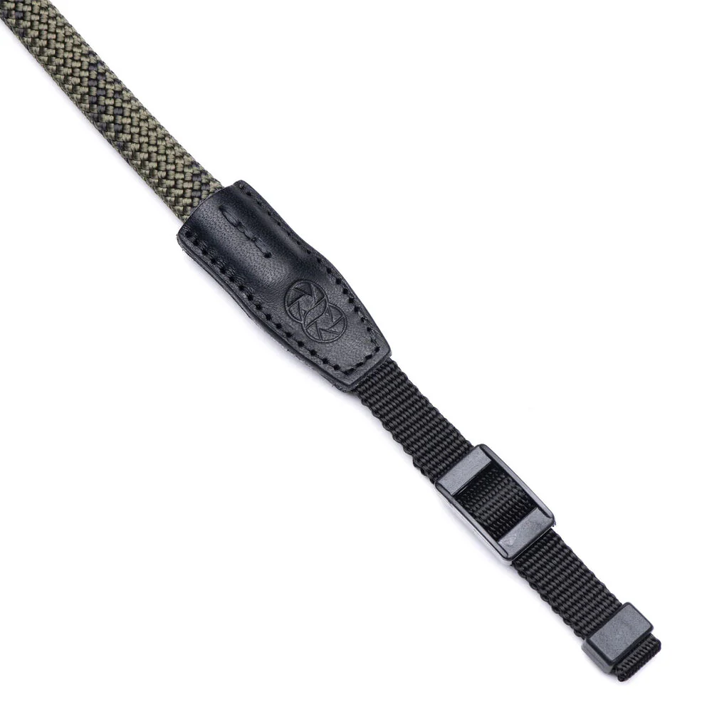 COOPH Rope Camera Strap (Duotone Olive, 51.2", Webbing Attachment) - Image 2