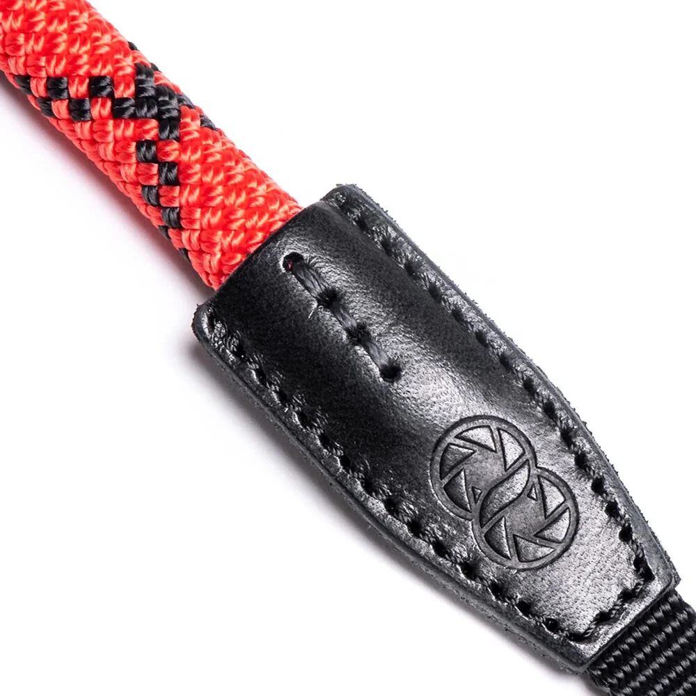 COOPH Rope Camera Strap (Duotone Red, 51.2", Webbing Attachment) - Image 2