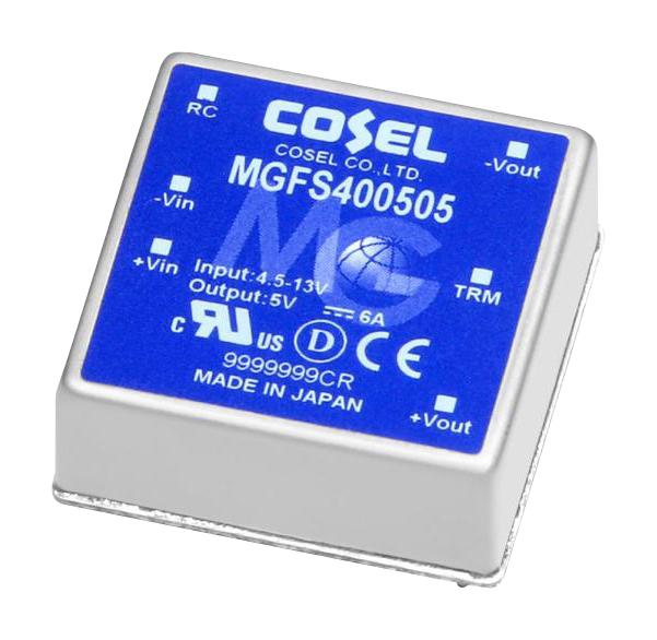 COSEL MGFS404812 Isolated Through Hole DC/DC Converter, ITE, DIP, 4:1, 40.8 W, 1 Output, 12 V