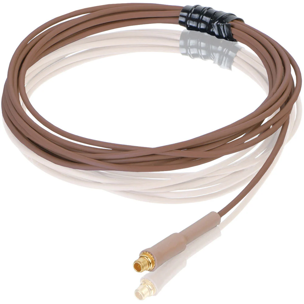 Countryman E6 Flex Omni Earset Mic with Detachable 2mm Cable and 3.5mm Locking Connector for Senal Wireless Transmitters (Highest Gain, Cocoa) - Image 4