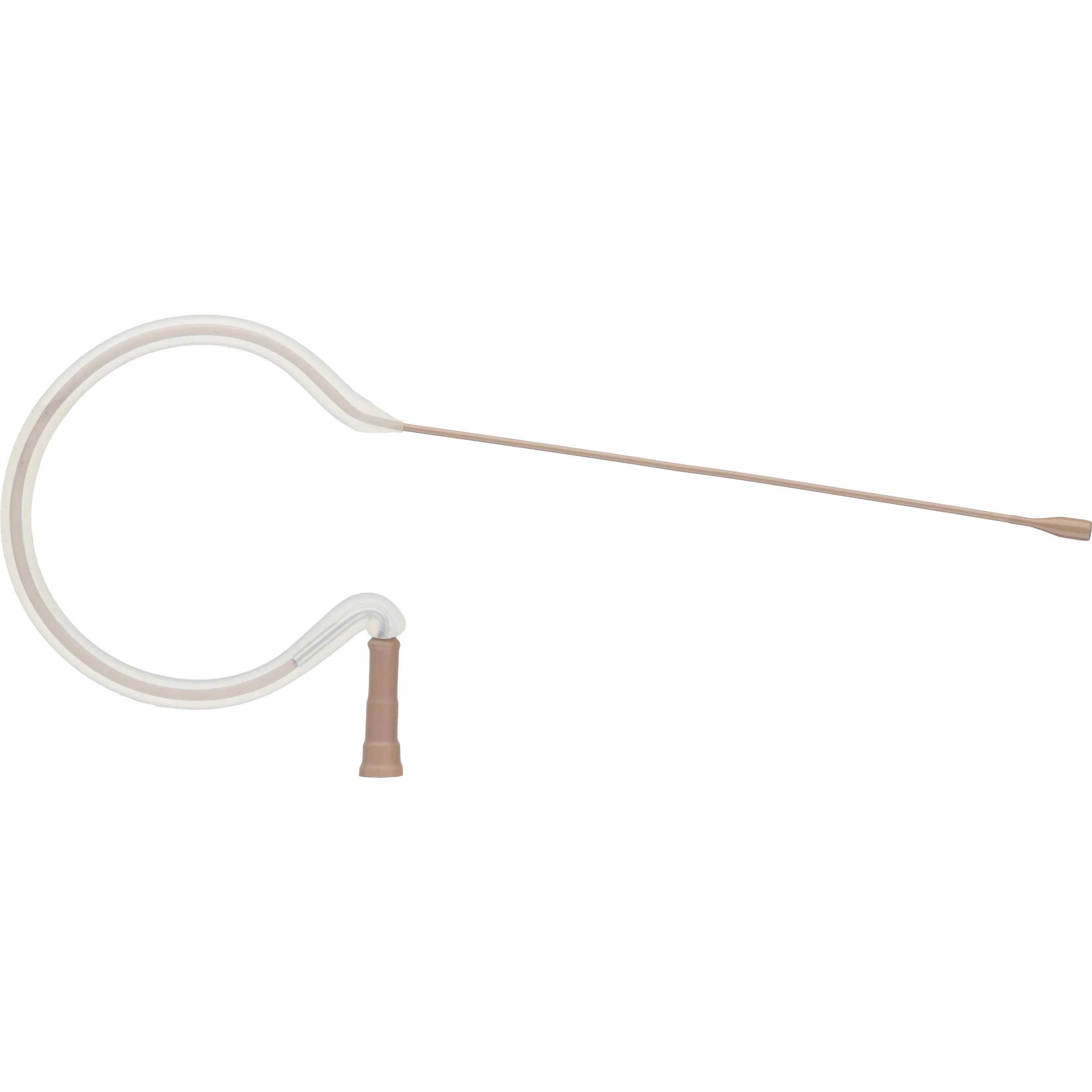 Countryman E6i Omnidirectional Earset Mic, Low Gain with Detachable 2mm Cable and 2.5mm Locking Connector for Comtek Wireless Transmitters (Tan) - Image 2