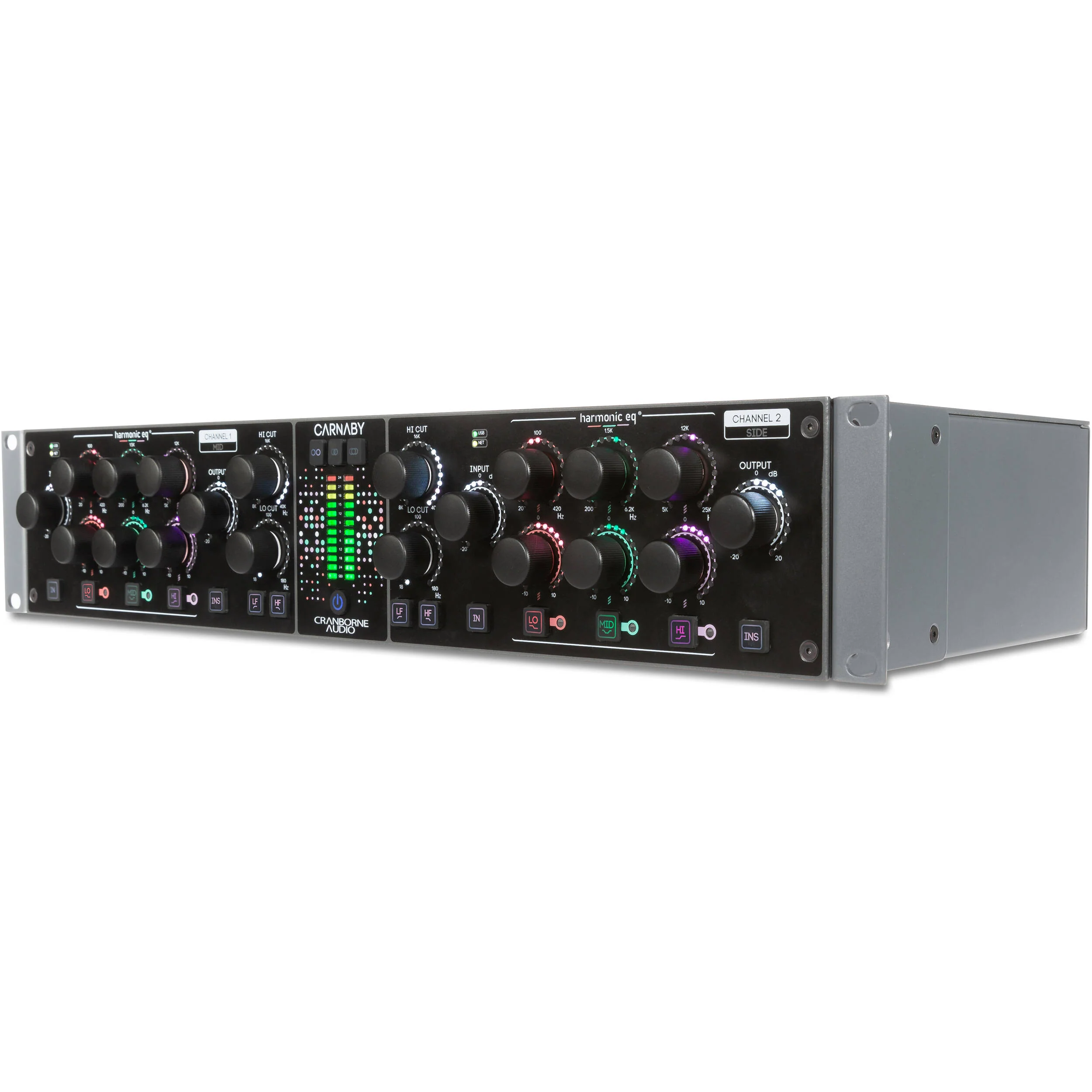 Cranborne Audio Carnaby HE2 Two-Channel 3-Band HarmonicEQ (2 RU) - Image 3
