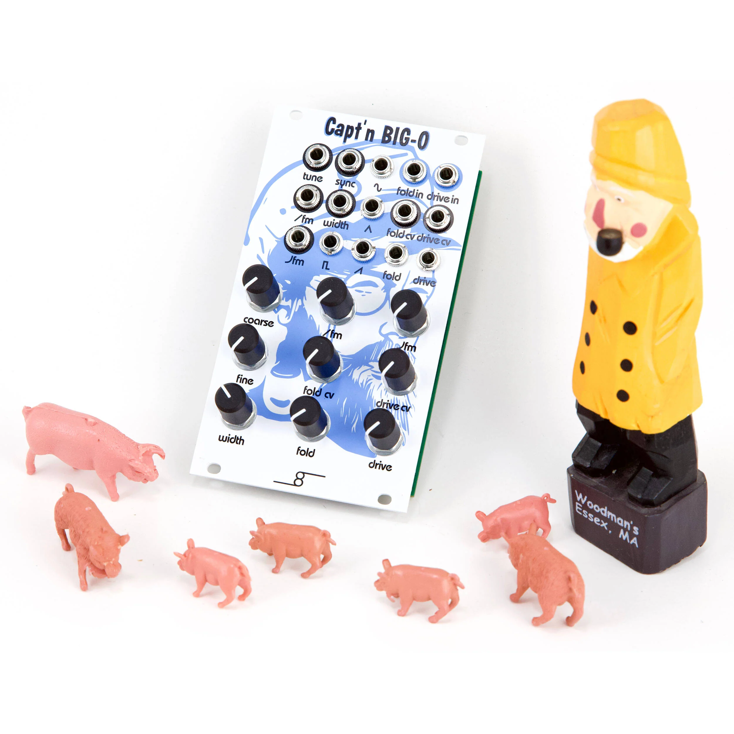 Cre8audio Capt'n Big-O Analog VCO with Waveshaping Eurorack Module (14 HP) - Image 2