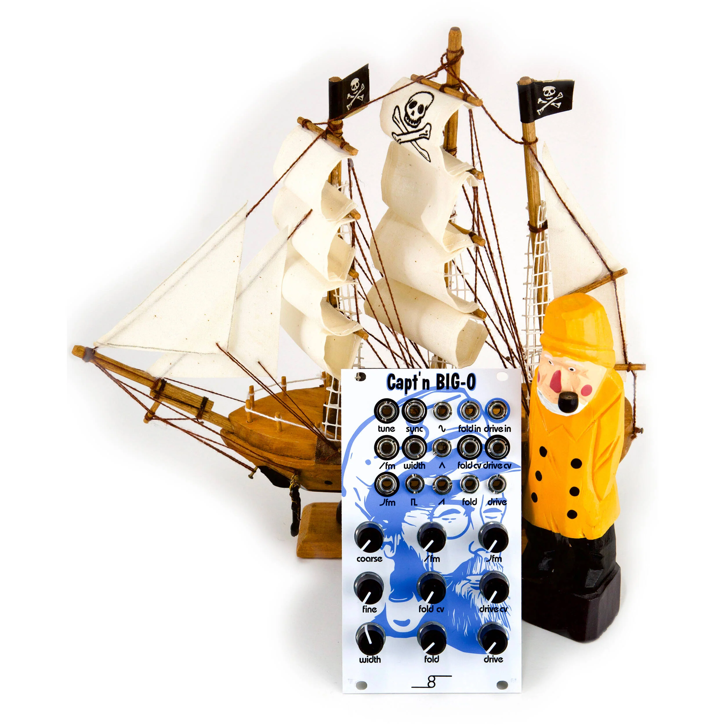 Cre8audio Capt'n Big-O Analog VCO with Waveshaping Eurorack Module (14 HP) - Image 3