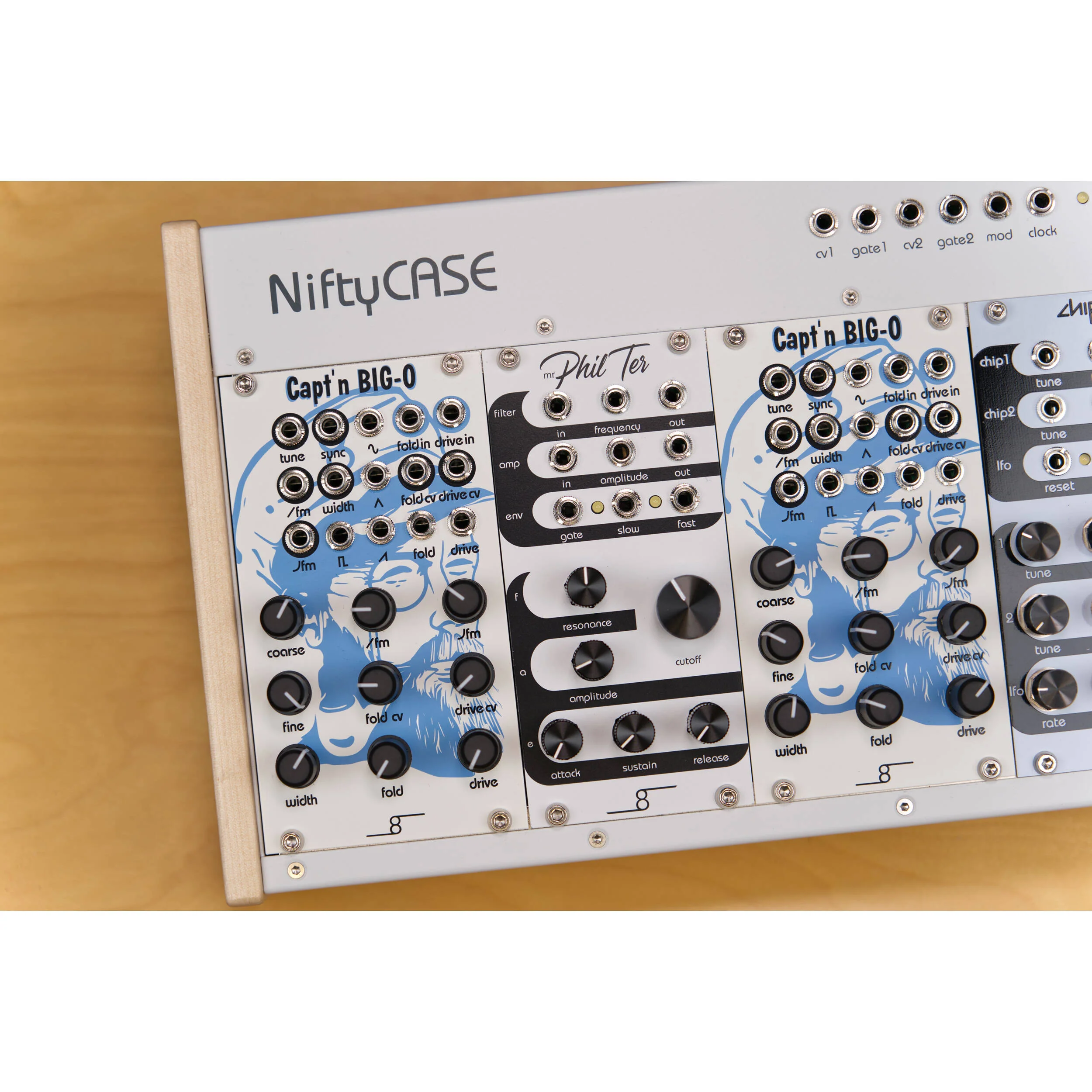 Cre8audio Capt'n Big-O Analog VCO with Waveshaping Eurorack Module (14 HP) - Image 4