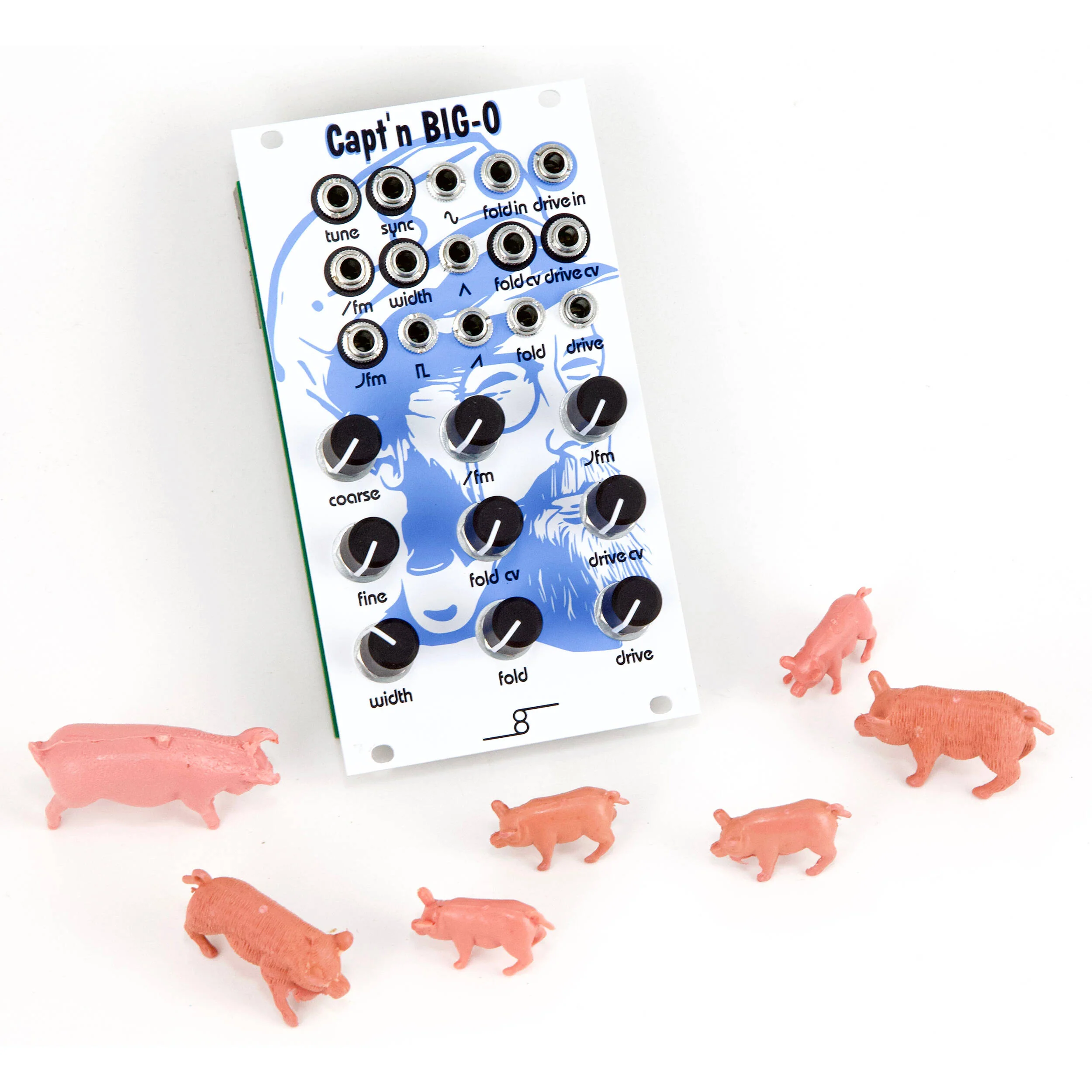 Cre8audio Capt'n Big-O Analog VCO with Waveshaping Eurorack Module (14 HP) - Image 6