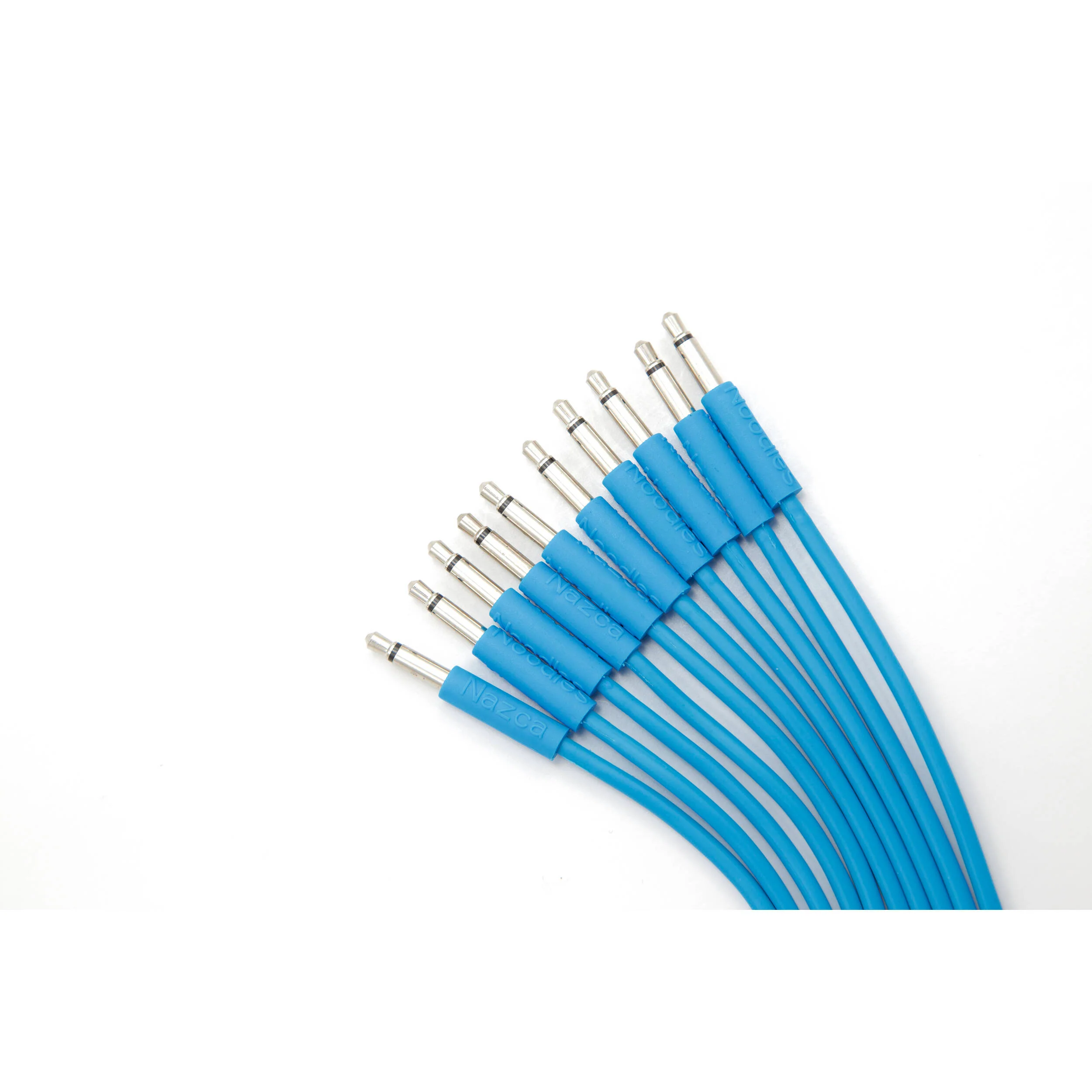 Cre8audio Nazca Noodles Eurorack-Style Patch Cables (Baby Blue, 5-Pack, 3.3') - Image 3