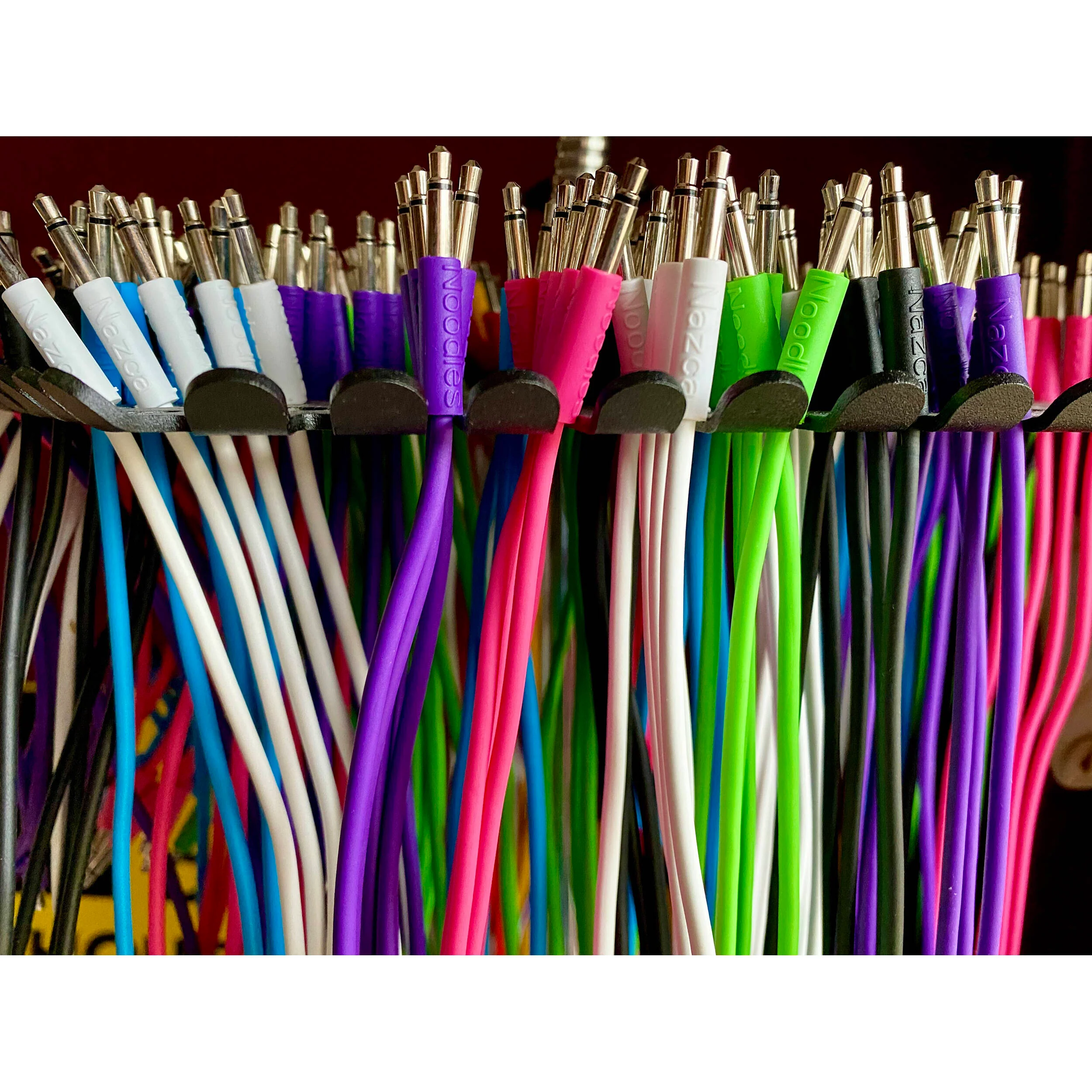 Cre8audio Nazca Noodles Eurorack-Style Patch Cables (Baby Blue, 5-Pack, 3.3') - Image 6