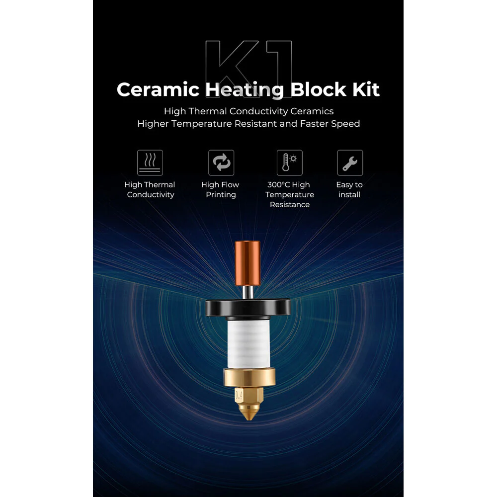 Creality K1 Ceramic Heating Block Kit - Image 5