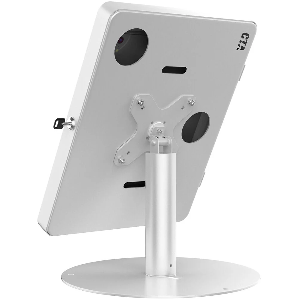 CTA Digital Hyperflex Security Kiosk Stand for Tablets & iPads (White) - Image 4
