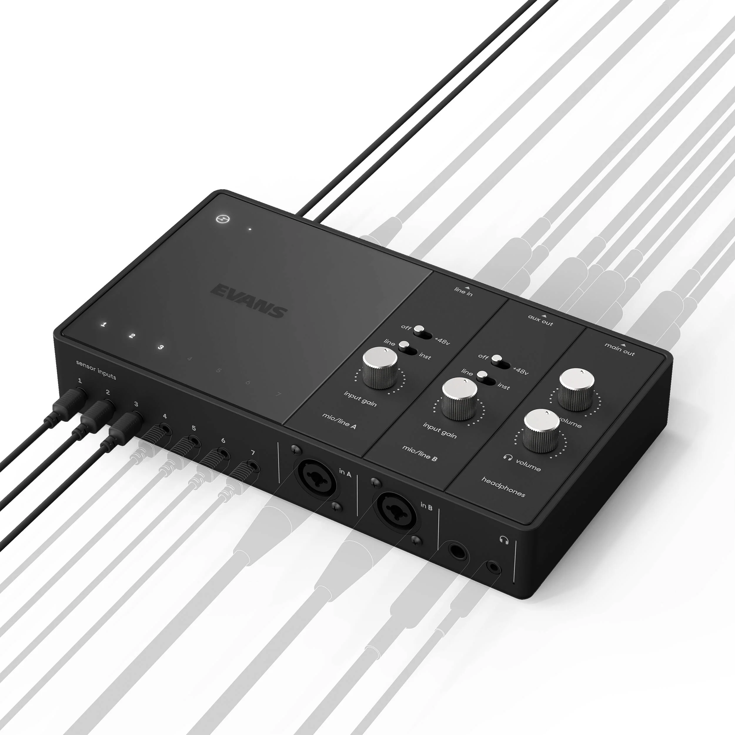 D'Addario EVANS Hybrid Sensory Percussion Sound System for Acoustic Drums - Image 7