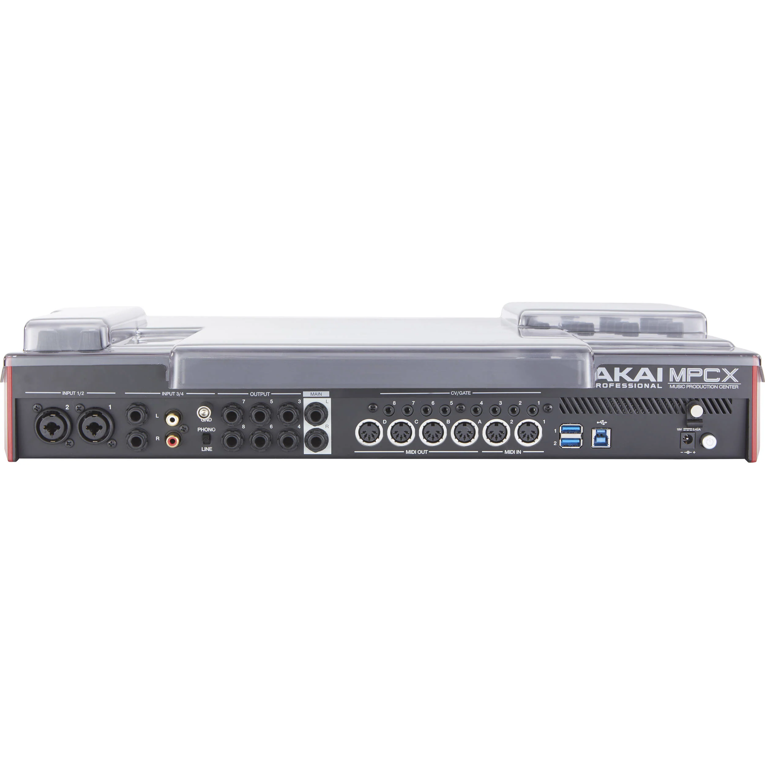 Decksaver Cover for Akai MPCX Music Production Center (Smoked/Clear) - Image 4