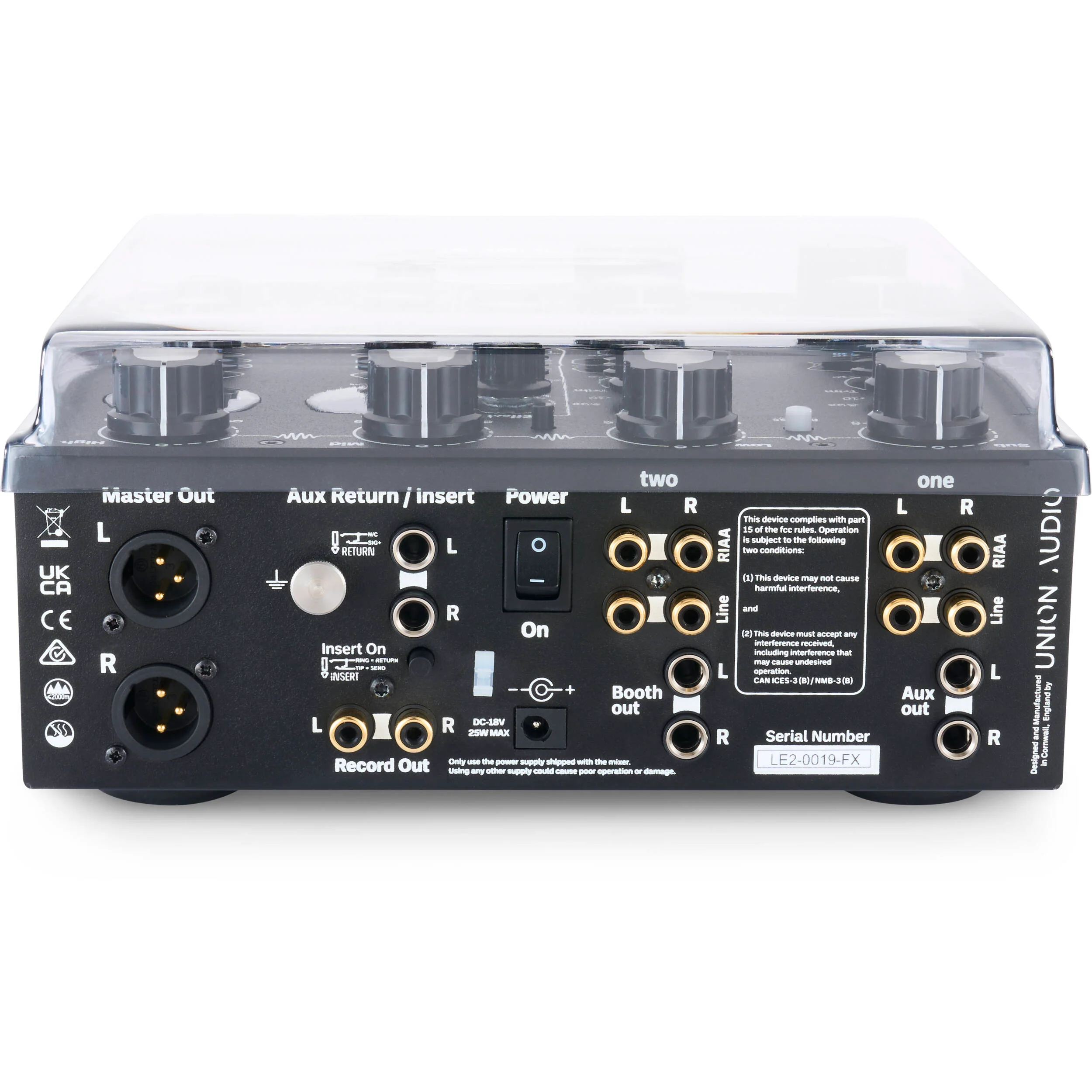 Decksaver Cover for Union Audio Orbit.2 LE & Orbit.2 LE FX Mixer - Image 4