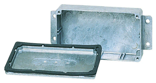 DELTRON ENCLOSURES 456-0120 Metallic Enclosure, Box, Diecast, Flanged, IP66, EMI/RFI Box, 36 mm, 100.2 mm, 120 mm, Aluminium