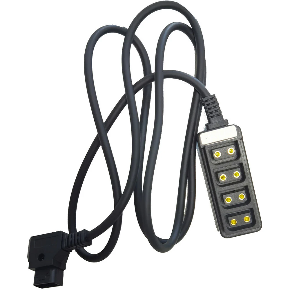 DigitalFoto Solution Limited 1-to-4 D-Tap Splitter with 1/4"-20 Screw (Straight, 47.2")