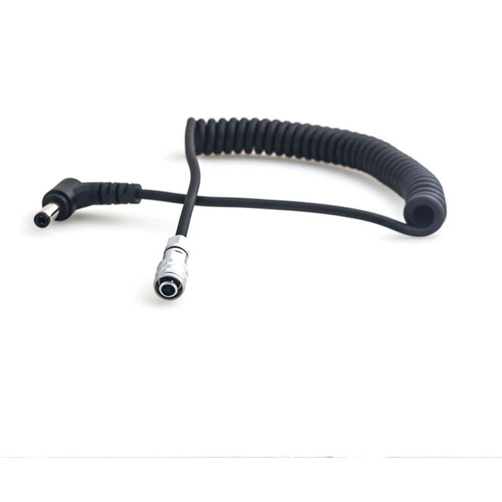 DigitalFoto Solution Limited 2.5mm Female to 2-Pin Power Cable for BMPCC 6K/4K (Coiled, 15.7 to 39.3") - Image 2