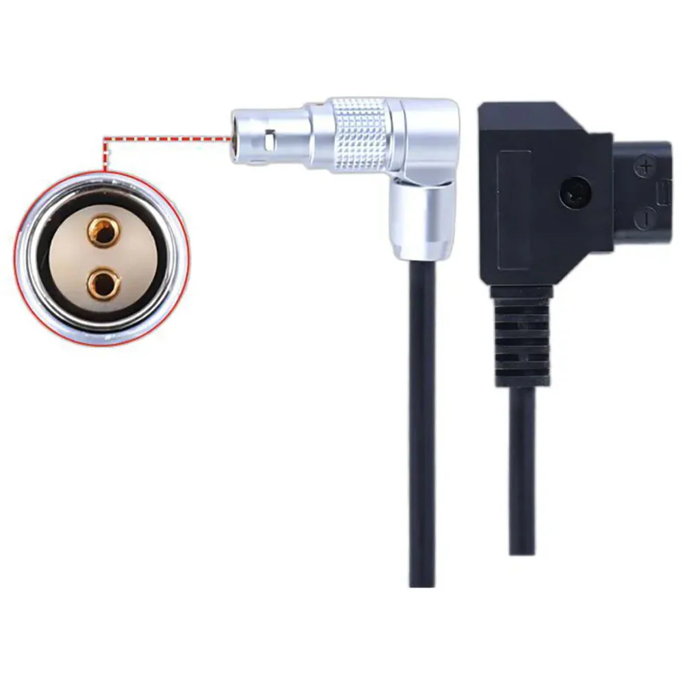 DigitalFoto Solution Limited Coiled D-Tap to 2-Pin LEMO Power Cable for RED KOMODO (1.6 to 4.9') - Image 3
