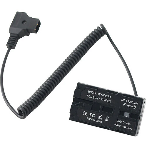 DigitalFoto Solution Limited Full Decoding D-Tap Male to Sony L-Series Dummy Battery (3.2') - Image 3