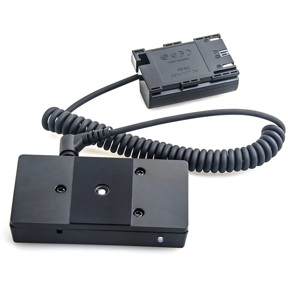 DigitalFoto Solution Limited L-Series Battery Plate to LP-E6 Dummy Battery (Coiled 16.1 to 39.4" Cable) - Image 6