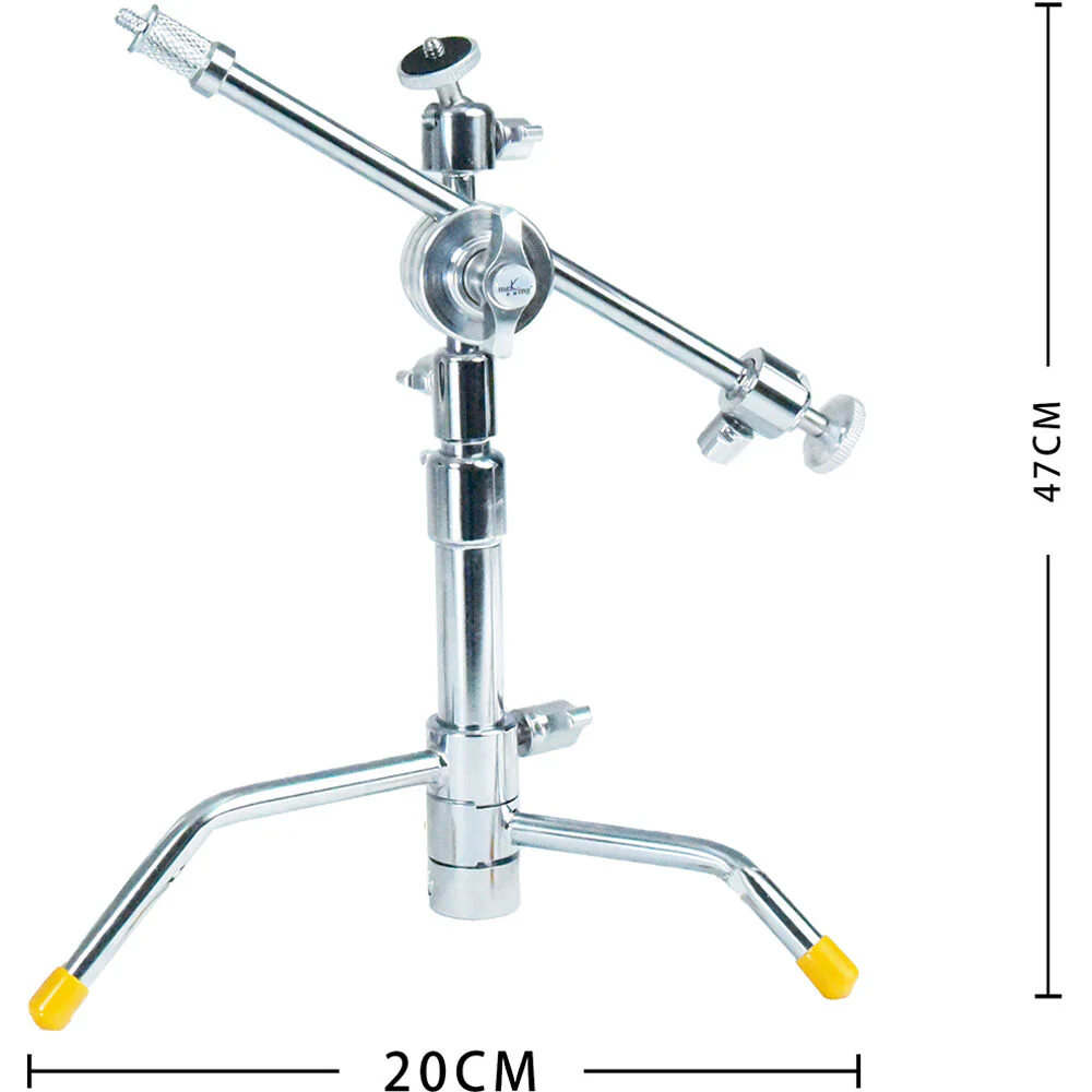 DigitalFoto Solution Limited Mini Pocket C-Stand with Two Ball Heads - Image 4