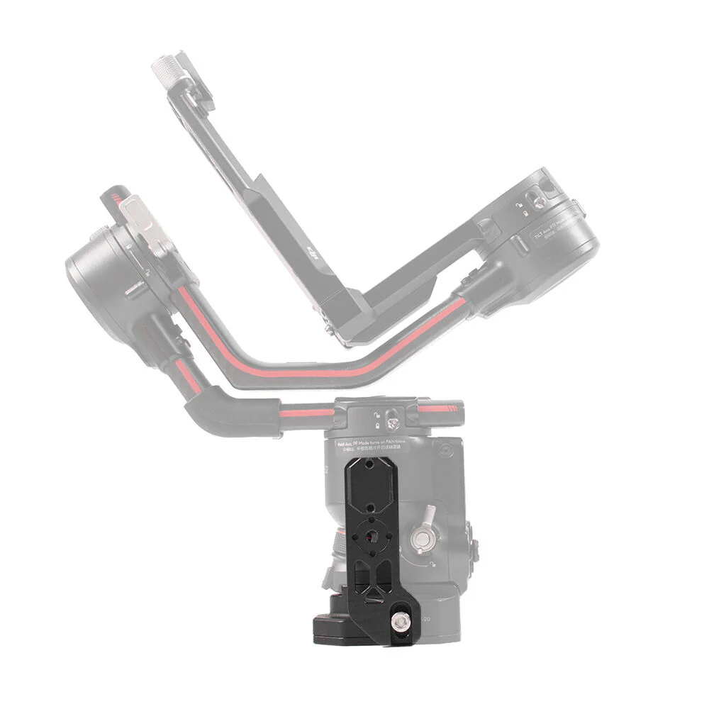 DigitalFoto Solution Limited Power Supply Baseplate with D-Tap & NATO Mount for DJI RS 2/3/RS 3 Pro - Image 4