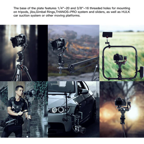 DigitalFoto Solution Limited Power Supply Baseplate with D-Tap Output for DJI RS 2 - Image 4
