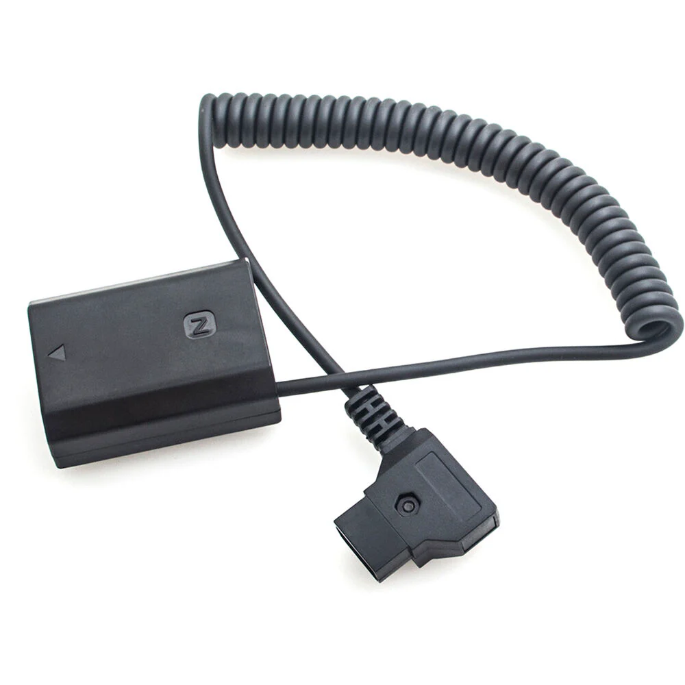 DigitalFoto Solution Limited Sony NP-FZ100 Fully Decoded Dummy Battery + Coiled D-Tap Cable (15.7 to 39.4") - Image 2