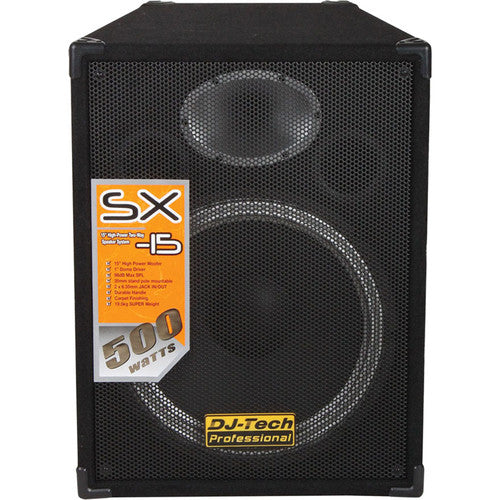DJ-Tech SX-15 15" 2-Way PA Loudspeaker - Image 2
