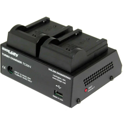 Dolgin Engineering TC200-i Two-Position Simultaneous Battery Charger for JVC50, JVC75, and S-8I50 - Image 3