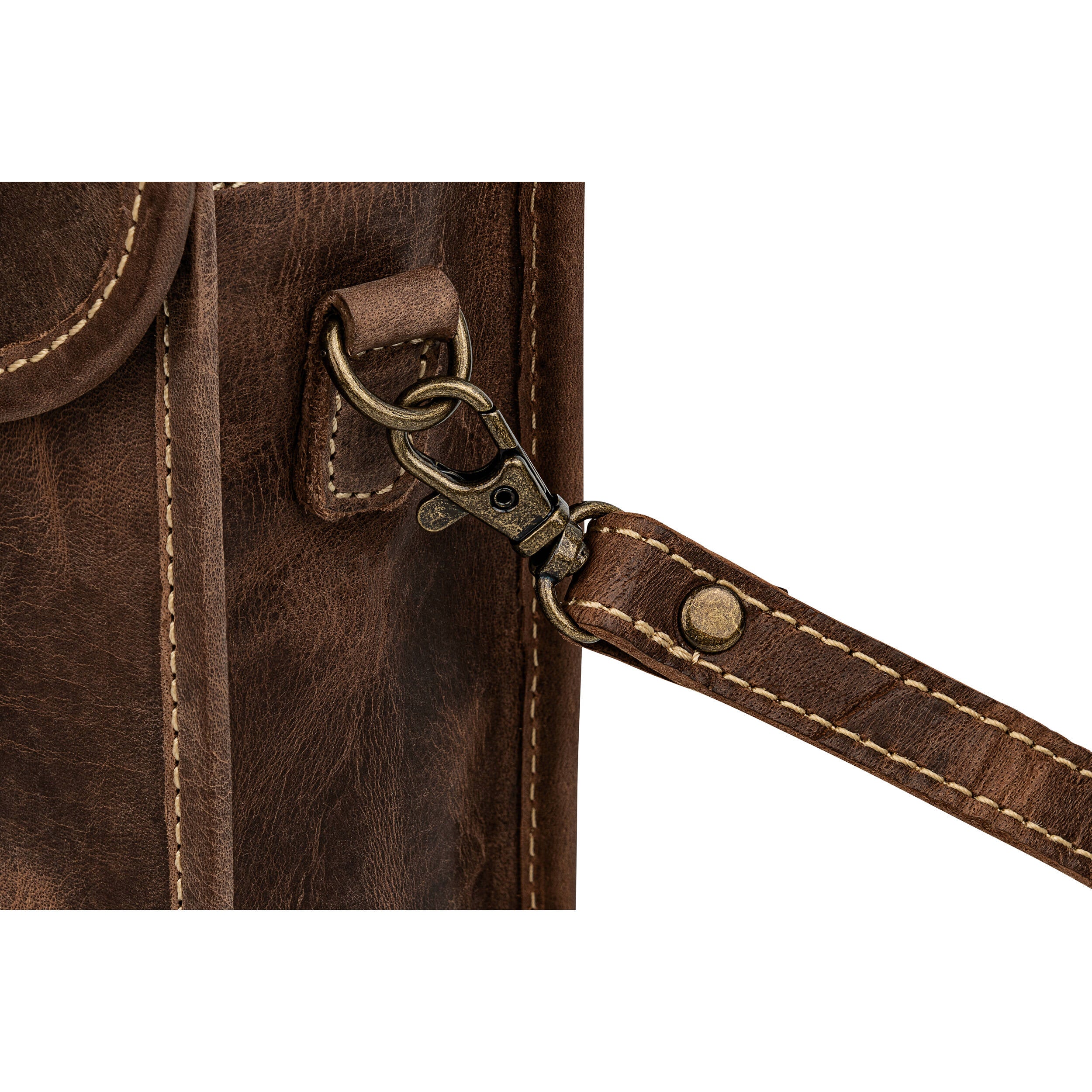 Dorr Small Leather Binocular Case (Brown) - Image 6