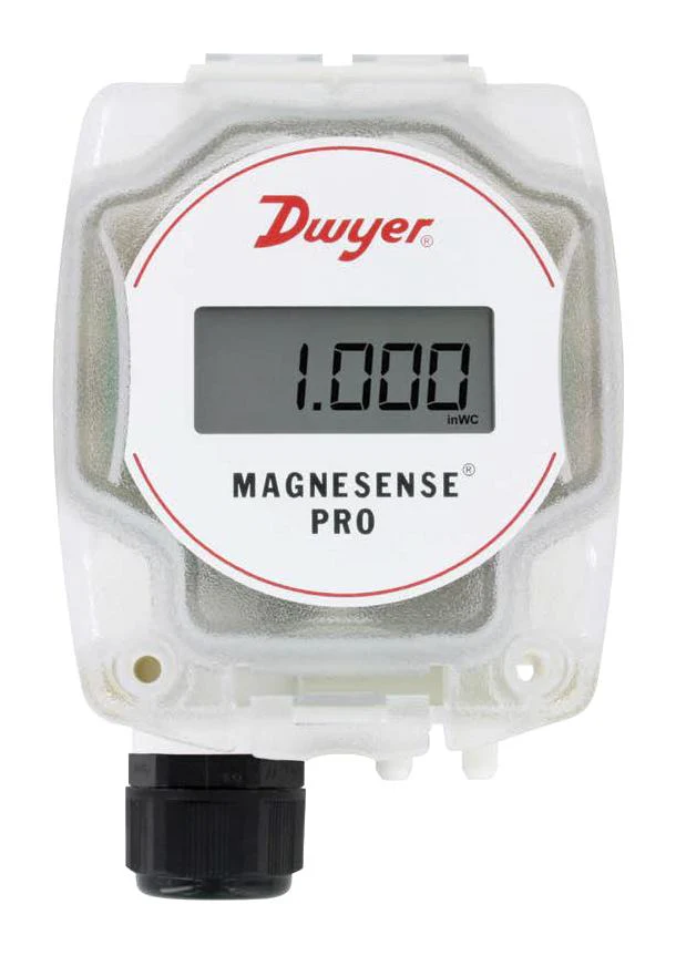 DWYER MSXP-W13-PA-LCD Pressure Transmitter, LCD Display, 7 kPa